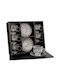 Iliadis Set of Cups Coffee Glass Transparent 6pcs