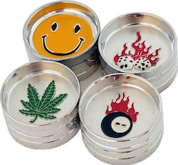 Buddies Mini Metal Grinder Tobacco Shredder Mix 40mm 1pc