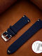 Lederriemen Marineblau 20mm