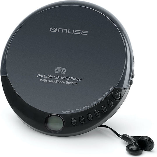 Muse Преносима Аудиосистема с CD MP3 Черна