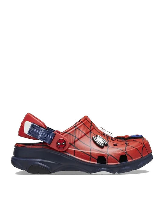 Spiderman All Terain Παιδικά Ανατομικά Σαμπό Θαλάσσης Κόκκινα