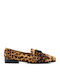 Leopard Suede Moccasins Minimal Design