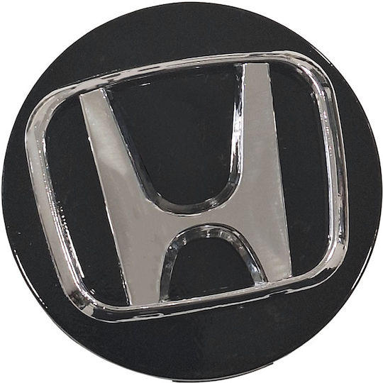 Капачка за джанта Honda хромирана черна 57 мм 1 бр