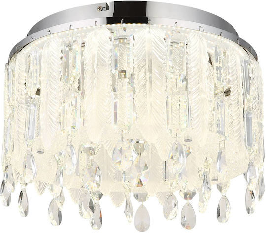 Globo Lighting Πλαφονιέρα Οροφής Διάφανη