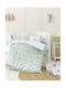 Nima Love Set Baby Bettlaken Für Krippe Baumwolle Meeresliebe Türkis 120x170cm