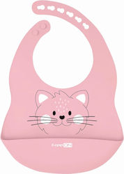FreeOn Waterproof Bib Silicone with Pocket Pink for 6 m+