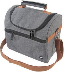 Orion Ισοθερμική Τσάντα Lunch Bag Ώμου Γκρι Orion Ισοθερμική Τσάντα Lunch Bag Ώμου Γκρι