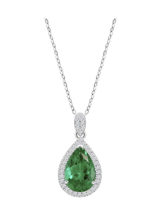 Lotus Watches Silver Chain Neck