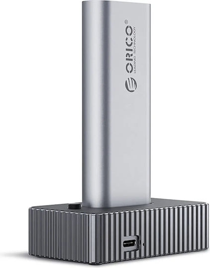 Orico Dockingstation Festplatten SATA 2.5" / 3.5" mit USB-C Verbindung (ORICO-IT18C3-GY-BP-HU)