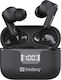 Sandberg ANC+ENC In-ear Bluetooth Handsfree Ακουστικά με Θήκη Φόρτισης Μαύρα
