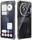 Techsuit Umschlag Rückseite Silikon Transparent (Nothing Phone (3a) Pro)