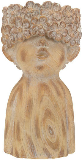Iliadis Planter Polyresin Beige 26x26x47cm.