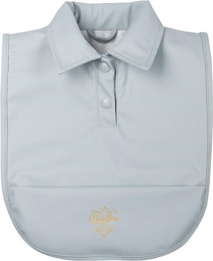 Bjällra of Sweden Waterproof Bib Fabric with Pocket Trendy Grey