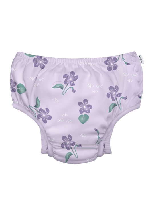 Green Sprouts Costum de baie pentru copii Scutece de înot Light Lavender