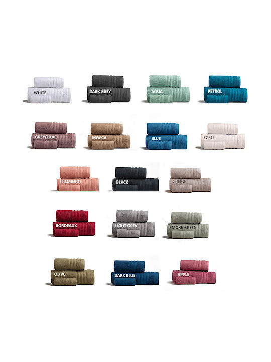 Melinen Bath Towel Premio 80x150cm Burgundy Wei...