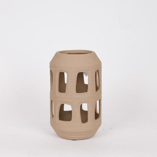 Felinar Ceramică De podea Maro 17.5x17.5x28buc 1buc Felinar Ceramică De podea Maro 17.5x17.5x28buc 1buc