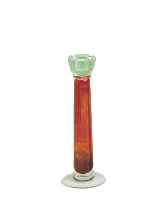 Galifas Candle Holder Crystal in Red Color 30cm 1pcs