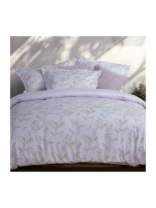 Nef-Nef Homeware Vendora Tagesdecke Übergröße aus Polyester Lilac 240x230cm