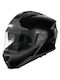 SMK Gullwing Black GL 200 Мотоциклетна каска Флип ъп ECE 22.06 1750гр с Sunvisor