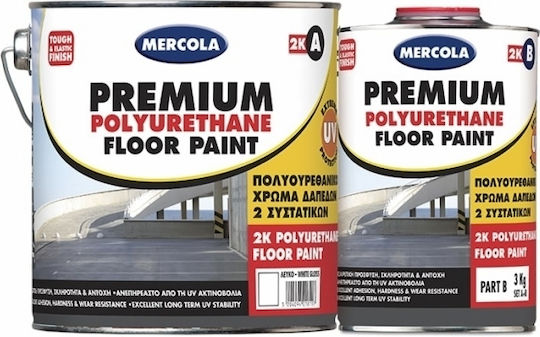 Swan Premium Floor Πολυουρεθανικό χρώμα Λευκό 3kg 1855