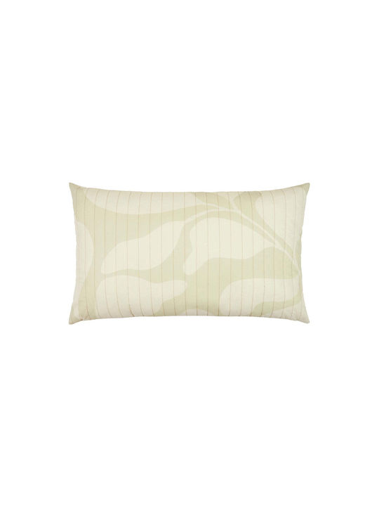Nobodinoz Μαξιλάρι Καναπέ Light Green Leaves 40x60εκ.
