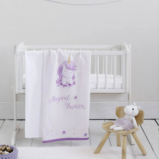 Nima Σετ Magical Unicorn Lila 70x110εκ.