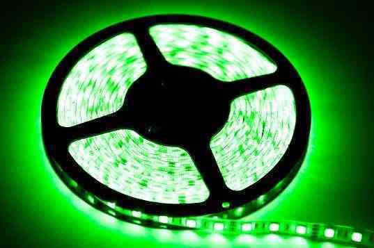 Eko Light Rezistent la apă Bandă LED Verde Lumină 5m