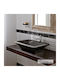 Scarabeo Επικαθήμενος Νιπτήρας Πορσελάνης 60x42cm Lava (antracite)