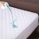 Le Blanc Protective Cover Single Waterproof Node White 90x200+35cm