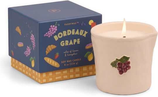Bordeaux-Trauben Pflanzenbasierte Kerze 226g Keramikgefäß Bistro Trauben Paddywax