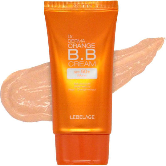 Lebelage Dr. Derma Orange BB Κρέμα Προσώπου Ημέρας με SPF50 για Ενυδάτωση & Λάμψη με Βιταμίνη C