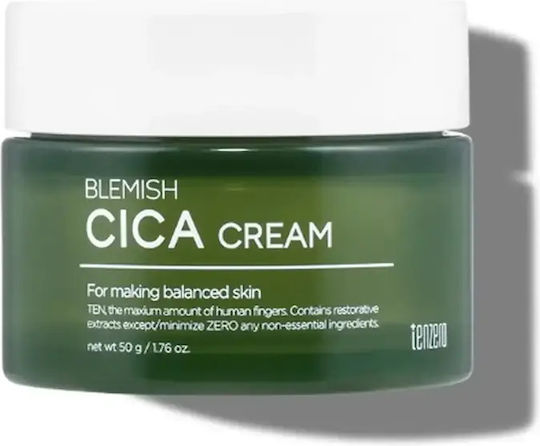 Tenzero Blemish Cica Creme Gesicht mit Centella Asiatica
