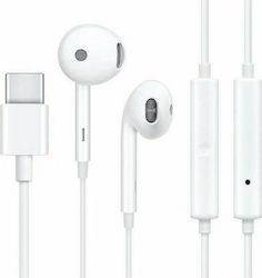 Leewello Lw-4127 In-ear Handsfree Ακουστικά με Βύσμα USB-C Λευκό Leewello Lw-4127 In-ear Handsfree Ακουστικά με Βύσμα USB-C Λευκό