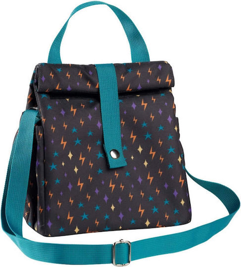 Kentia Baggy School Insulated Hand Lunch Bag Blue 21 x 16 x 24cm