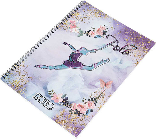 Polo Spiral Notebook Ruled A4 3 Subjects 1pcs