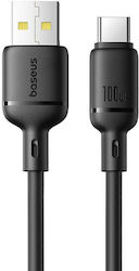 Baseus Silky Series USB 2.0 USB-C male - USB-A 100W 2m (P10377703113-01) Baseus Silky Series USB 2.0 USB-C male - USB-A 100W 2m (P10377703113-01)