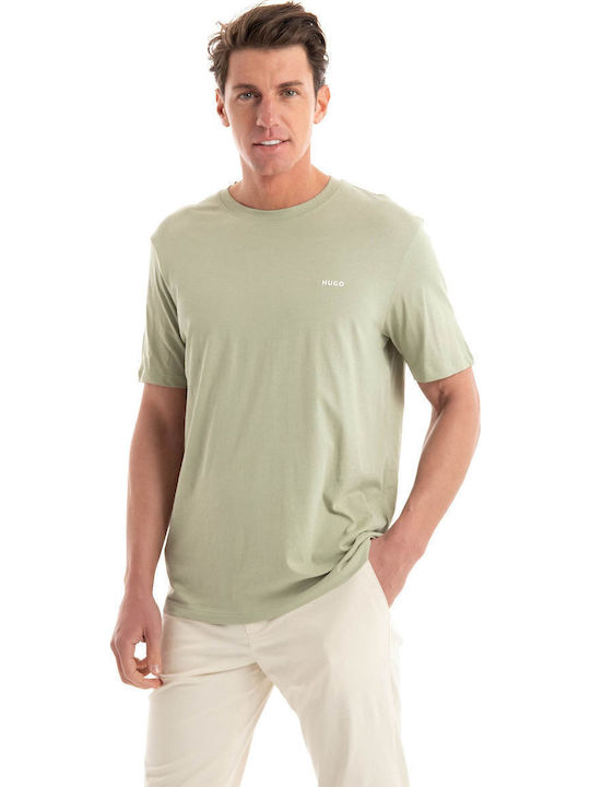 Hugo Logo T-shirt Open Green