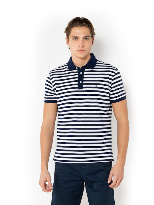 Acorn Polo Short Sleeve T-shirt Blue 3PS4462 B166NV