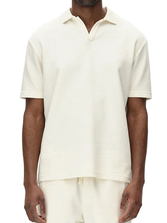 Gabba Polo Μπλούζα Κοντομάνικη Bone White