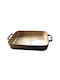 ForHome Porcelain Rectangular Heat-Resistant Cookware 39.5x24.5x6.5cm