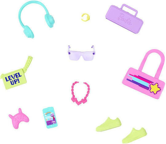 Barbie Pink Bag Level Up Doll Clothes for 3+ years+ Years