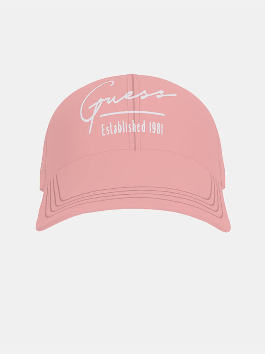 Guess Logo Baseball Cap Cotton Cap Diagonal Twi...