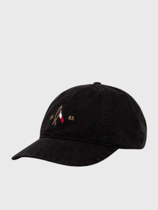 Tommy Hilfiger Seasonal Flag Jockey Hat Am0am13348 Black