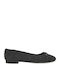Fabric Ballerinas Black