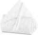 Babybay Πάντα Κλασική Εσωτερική White Stars, Pearl Grey