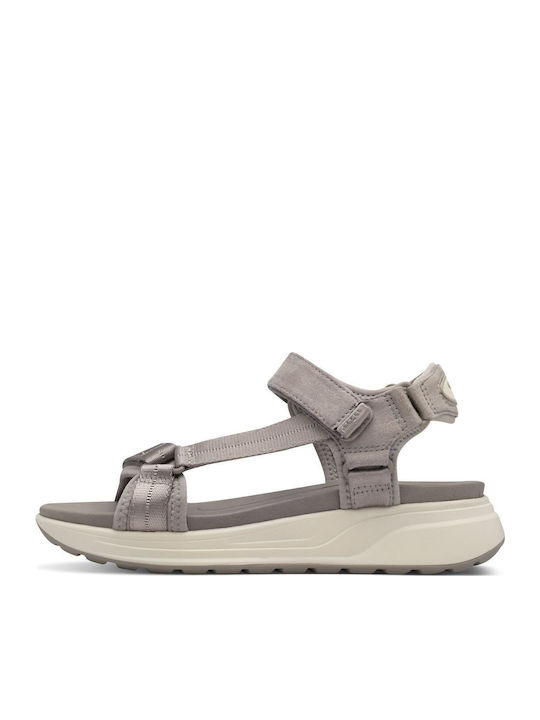 Tamaris Women's Gray Flat Sandals