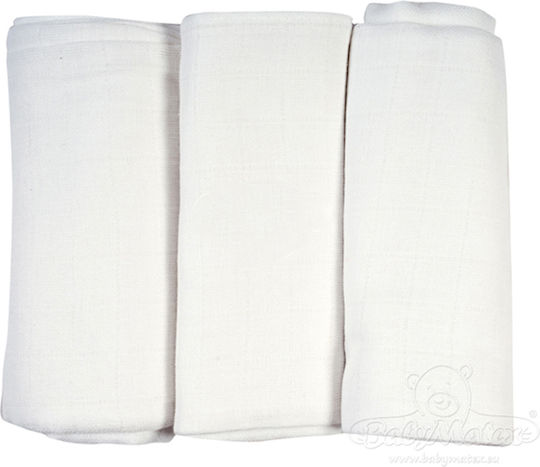 Matex Pânze de Înfășat din Bumbac 70x80εκ. 3buc