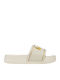 Frauen Flip Flops in Beige Farbe