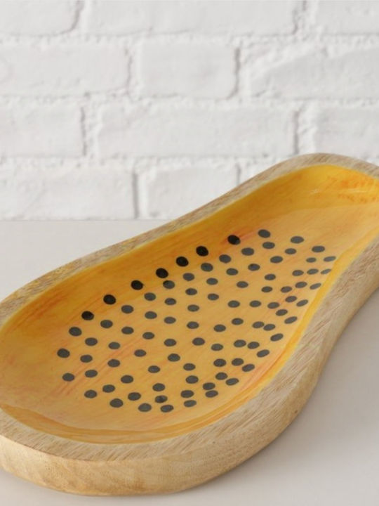 Boltze Serving Platter Yellow 30x16cm Boltze Serving Platter Yellow 30x16cm