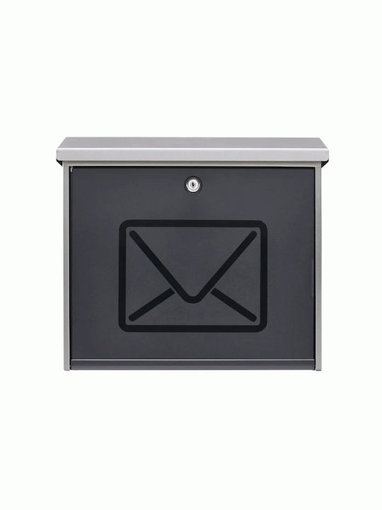 Burg Wachter Außenbereich Briefkasten Metallisch in Silber Farbe